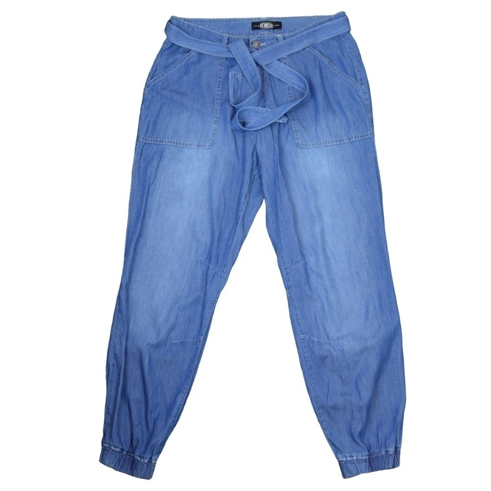 REWASH‎ Chambray Belted Joggers, Size 9/29